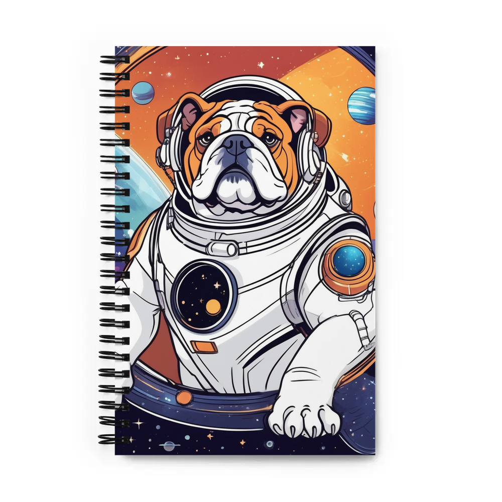 PugMug Custom Bulldog Spiral Notebook