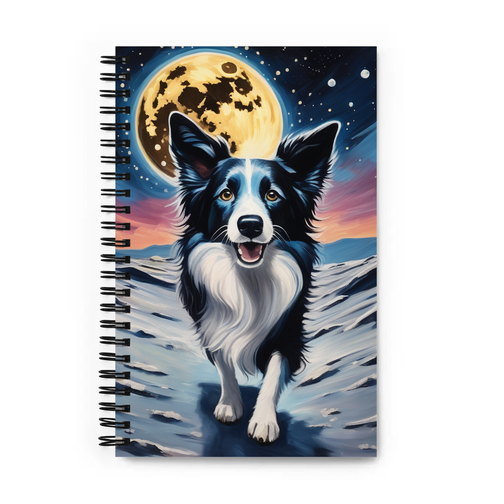 PugMug Custom Border Collie Spiral Notebook