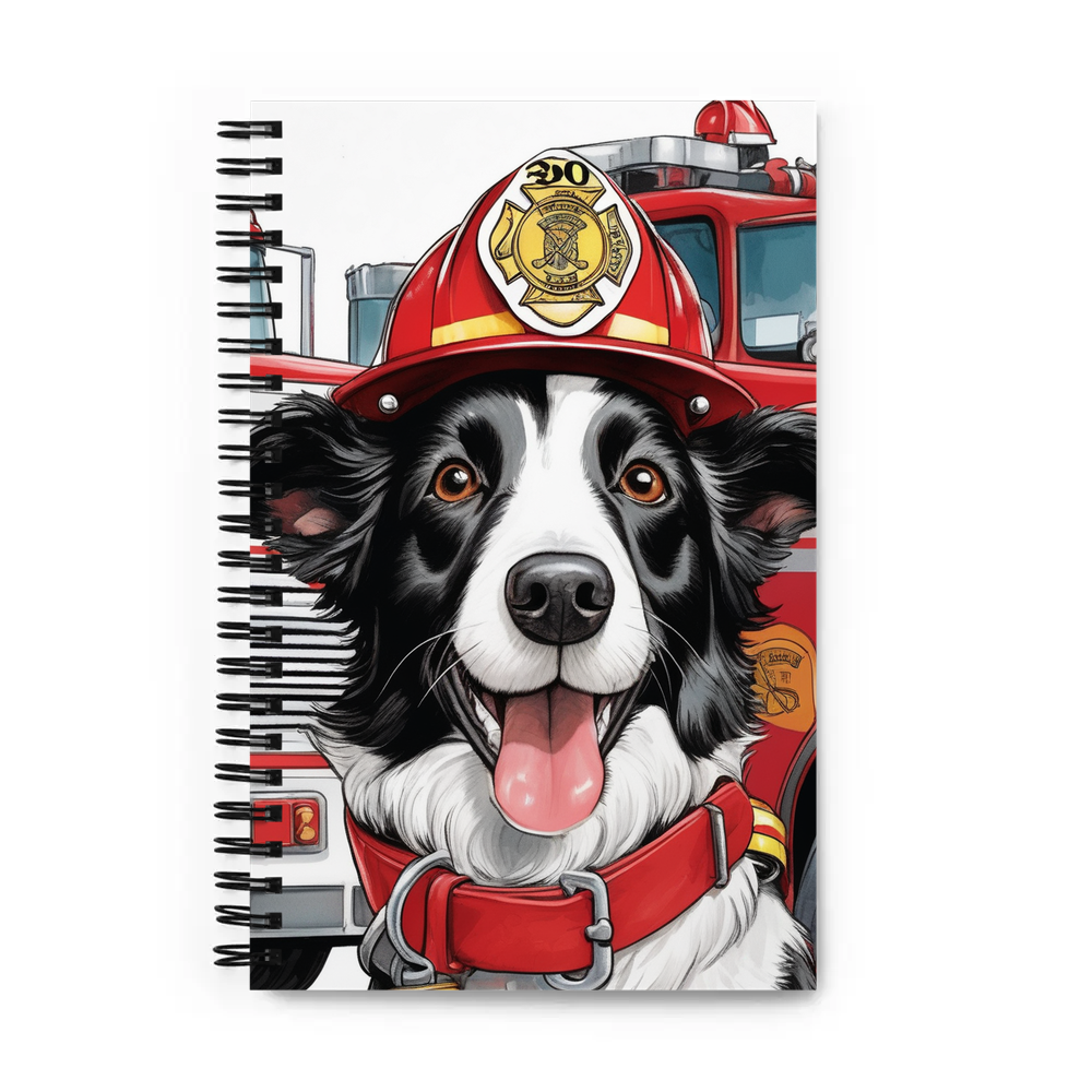 PugMug Custom Border Collie Spiral Notebook