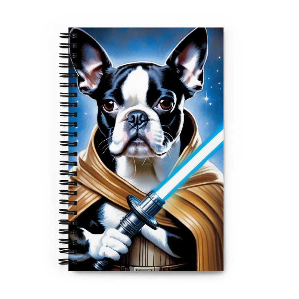 PugMug Custom Boston Terrier Spiral Notebook