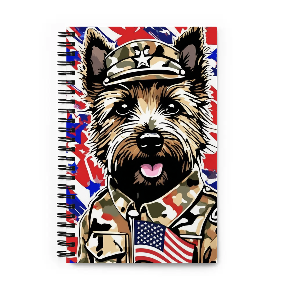 PugMug Custom Cairn Terrier Spiral Notebook