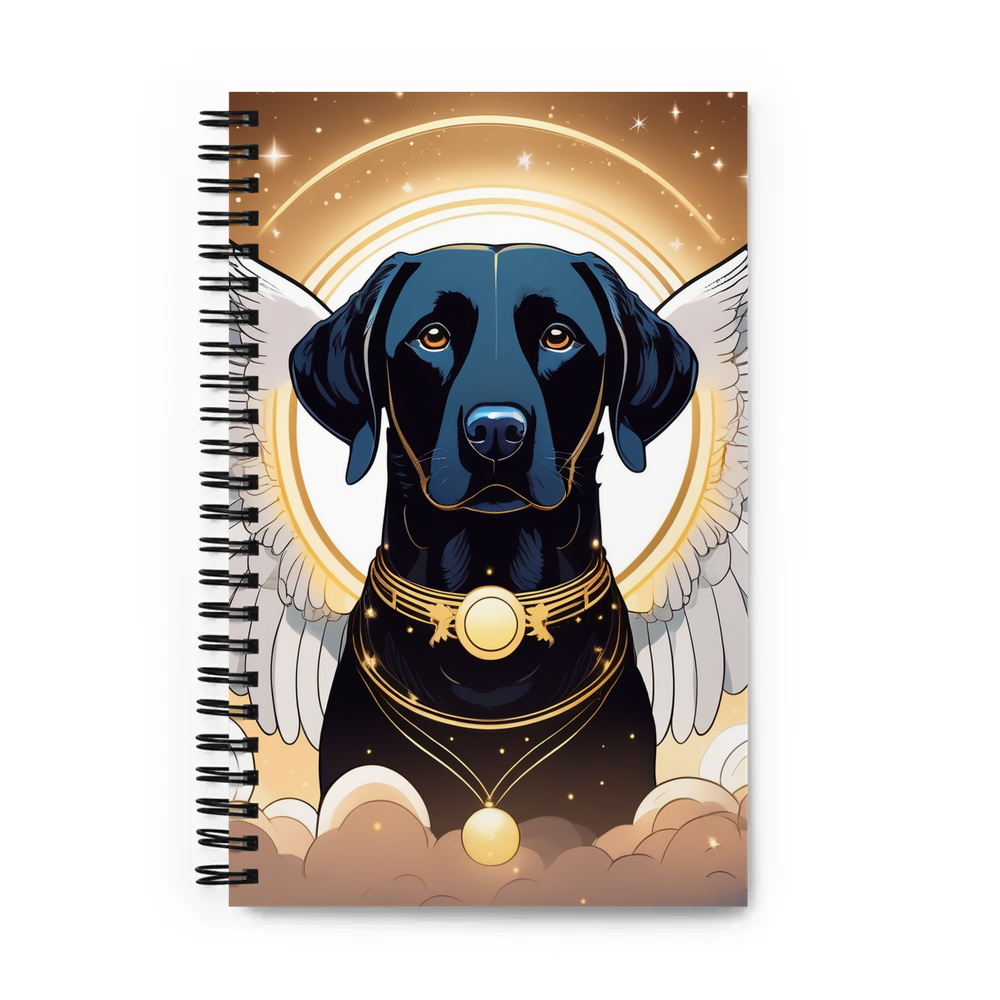 PugMug Custom Black Labrador Retriever Spiral Notebook