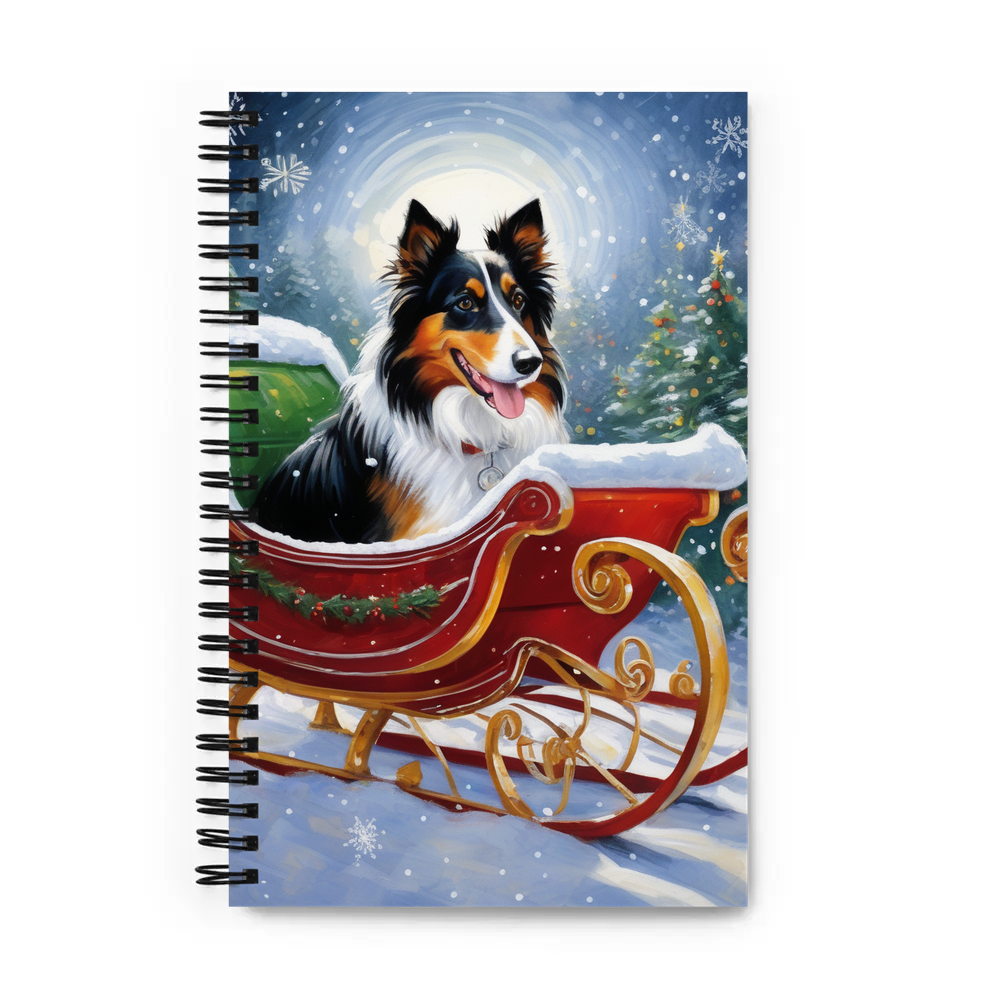PugMug Custom Collie Spiral Notebook