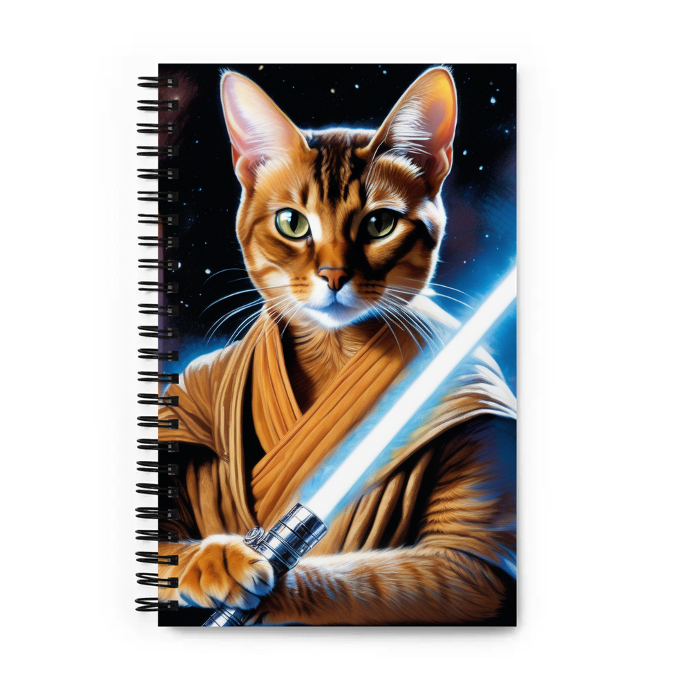 PugMug Custom Tabby Abyssinian Cat Spiral Notebook