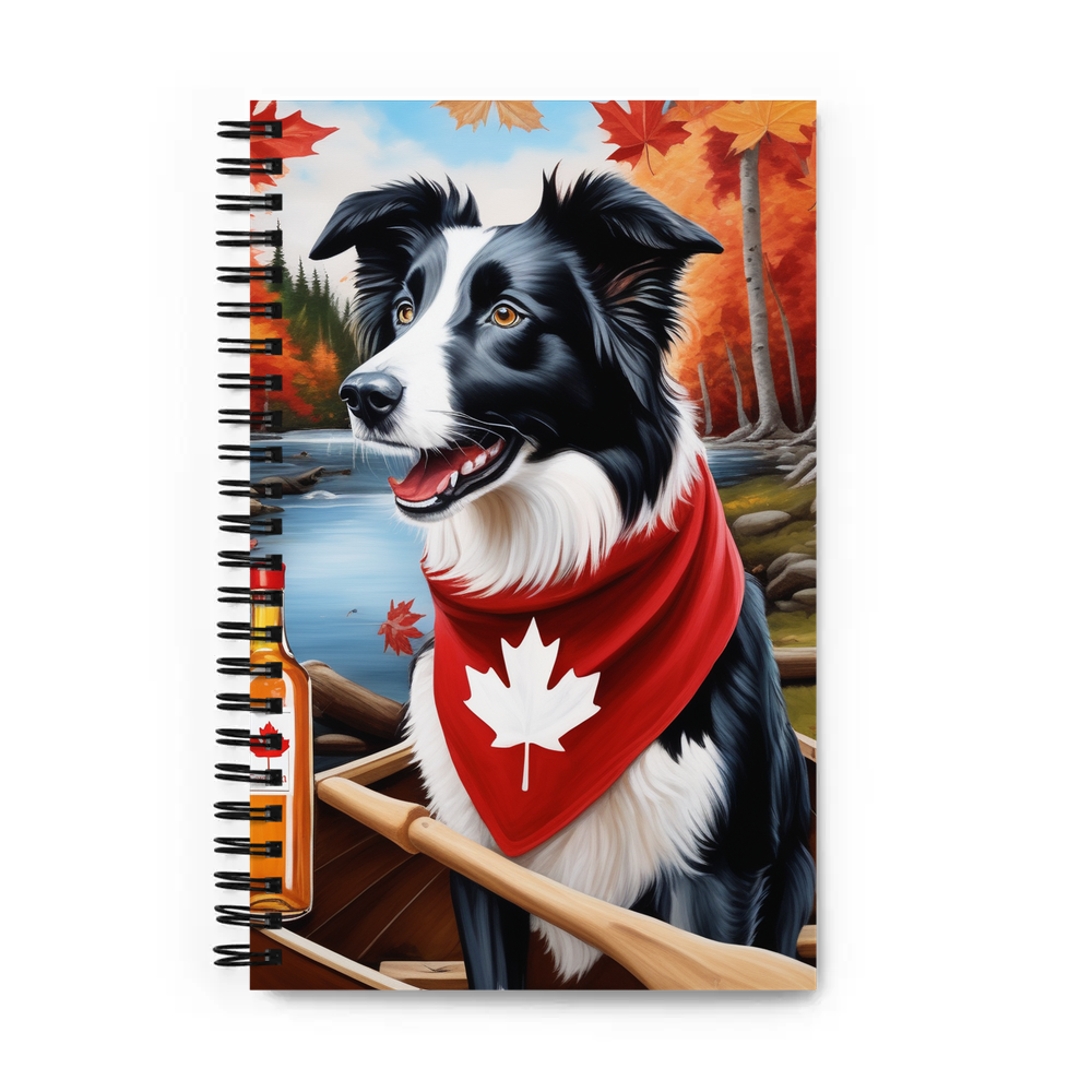 PugMug Custom Border Collie Spiral Notebook