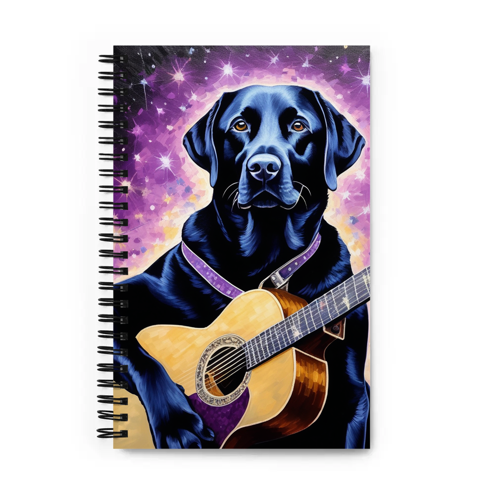 PugMug Custom Black Labrador Retriever Spiral Notebook