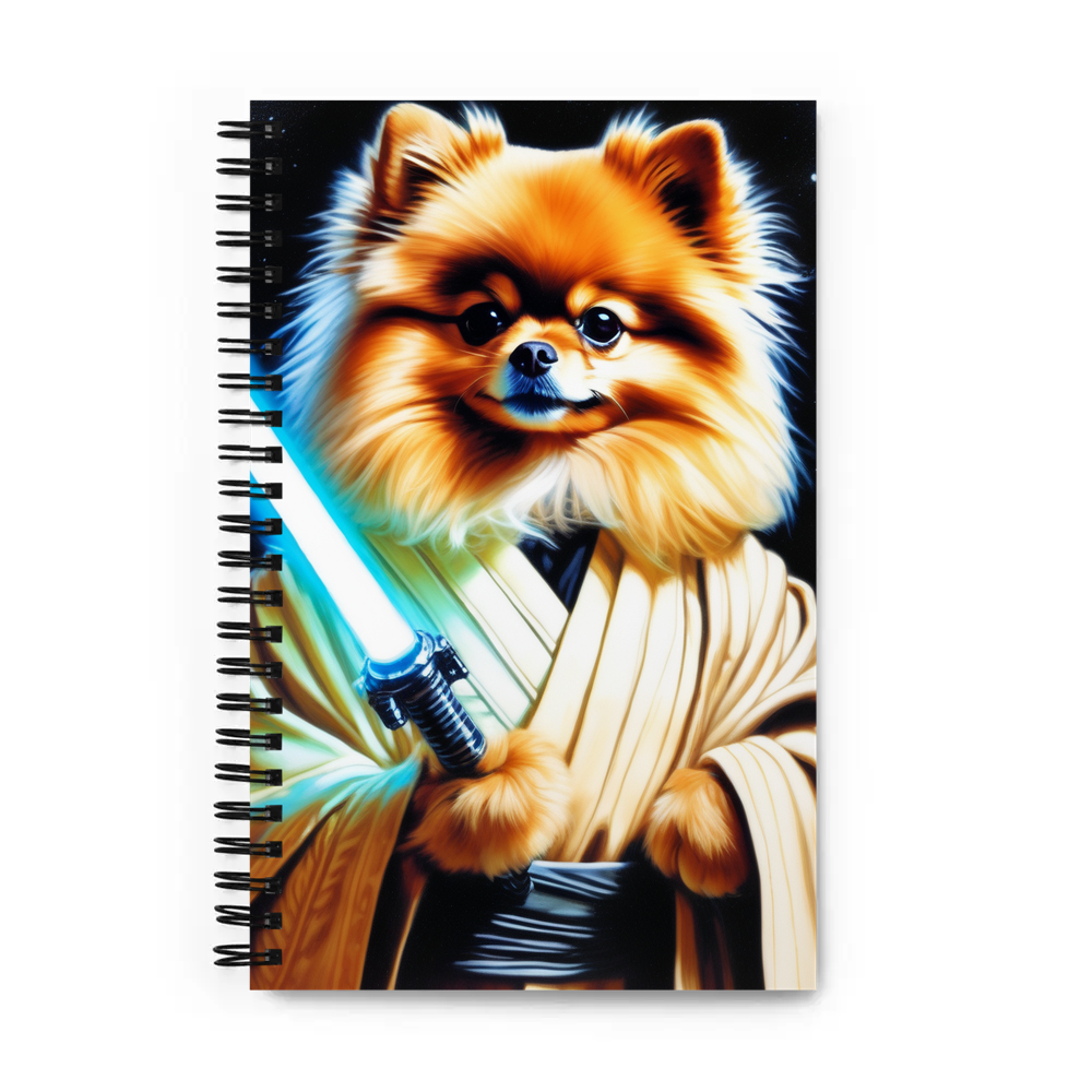 PugMug Custom Tan Pomeranian Spiral Notebook