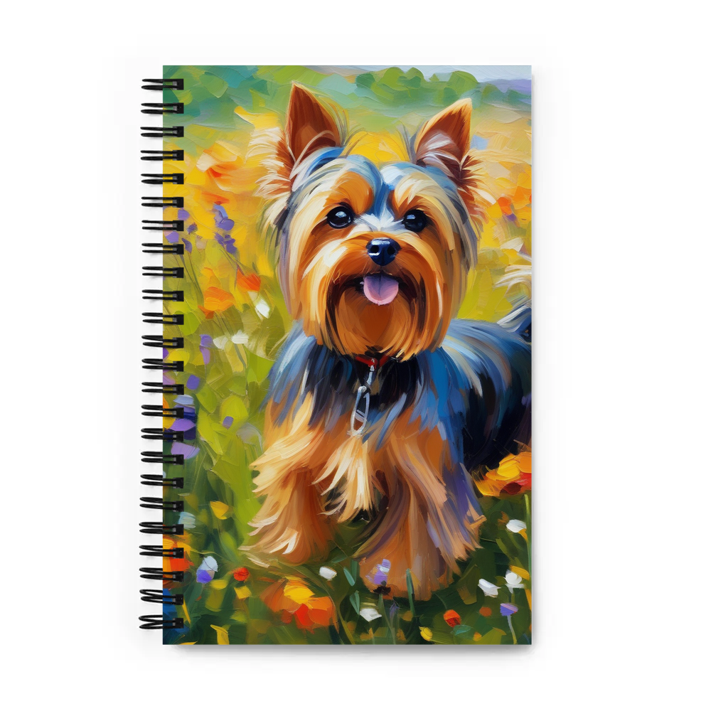 PugMug Custom Yorkshire Terrier Spiral Notebook