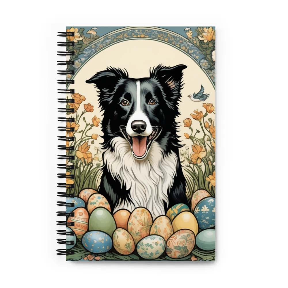 PugMug Custom Border Collie Spiral Notebook