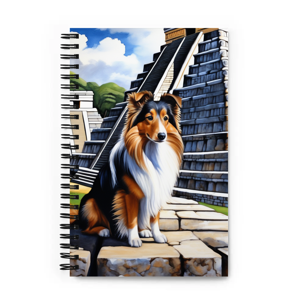 PugMug Custom Shetland Sheepdog Spiral Notebook