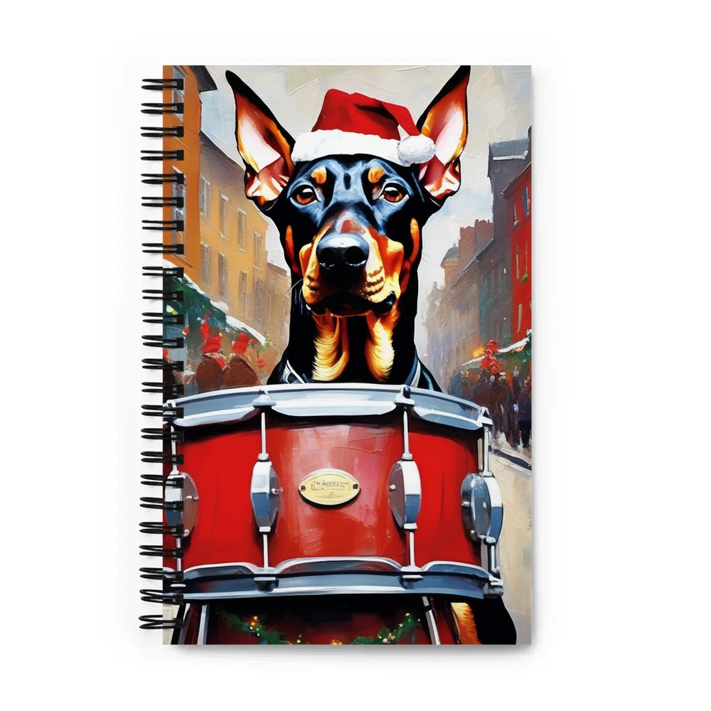 PugMug Custom Doberman Pinscher Spiral Notebook