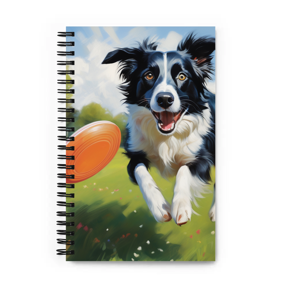 PugMug Custom Border Collie Spiral Notebook