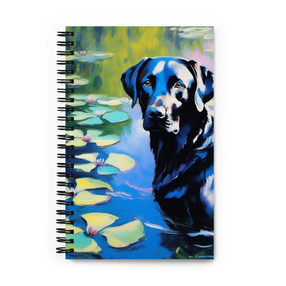 PugMug Custom Black Labrador Retriever Spiral Notebook