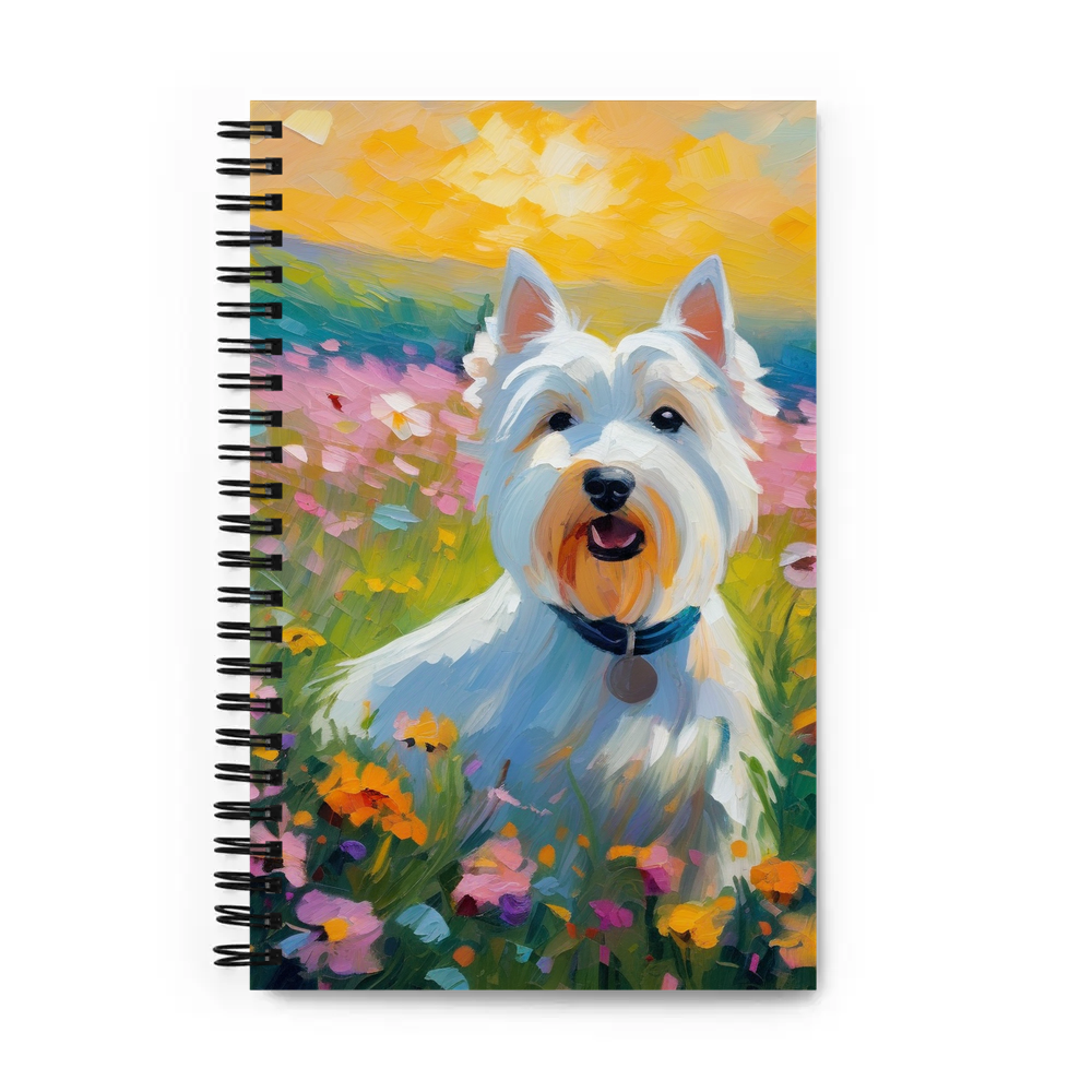 PugMug Custom West Highland White Terrier Spiral Notebook