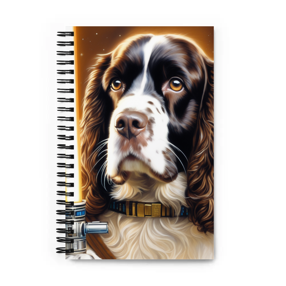 PugMug Custom English Springer Spaniel Spiral Notebook