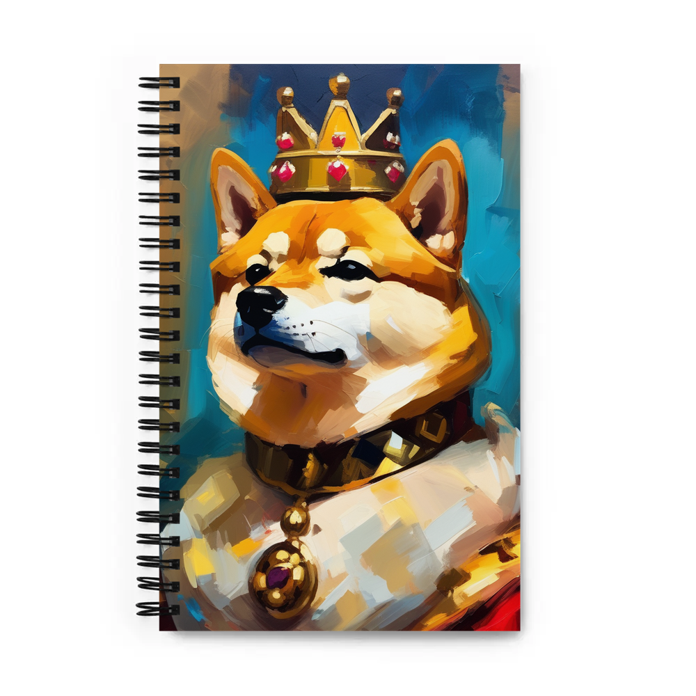 PugMug Custom Shiba Inu Spiral Notebook
