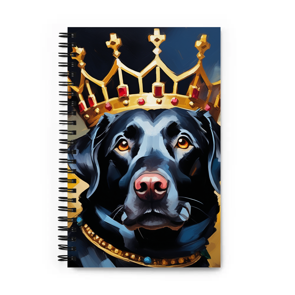 PugMug Custom Black Labrador Retriever Spiral Notebook
