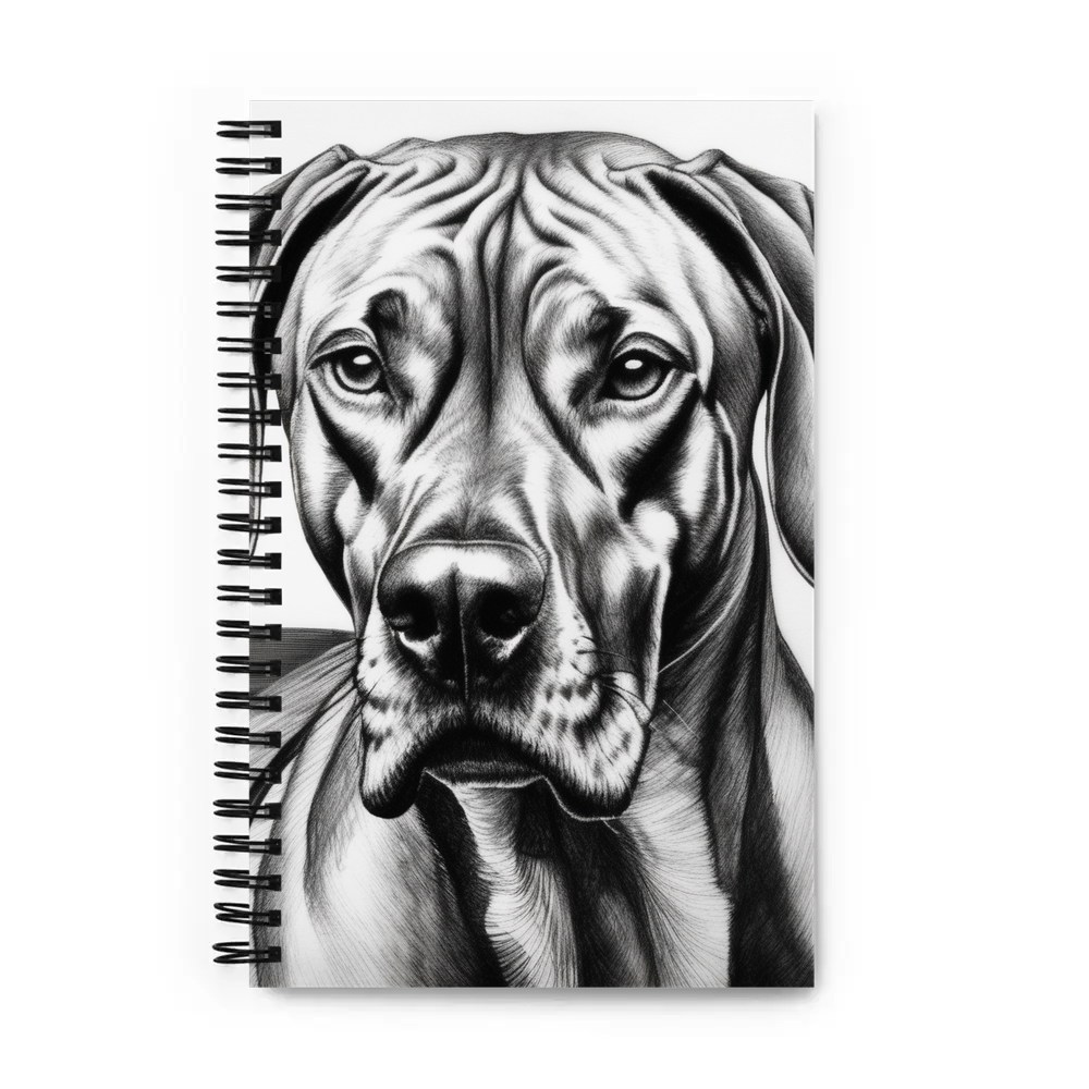 PugMug Custom Rhodesian Ridgeback Spiral Notebook