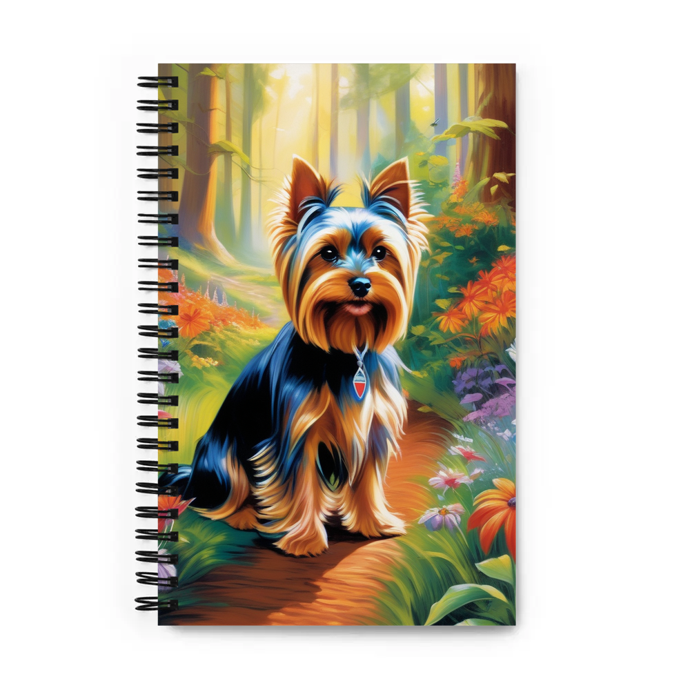PugMug Custom Yorkshire Terrier Spiral Notebook