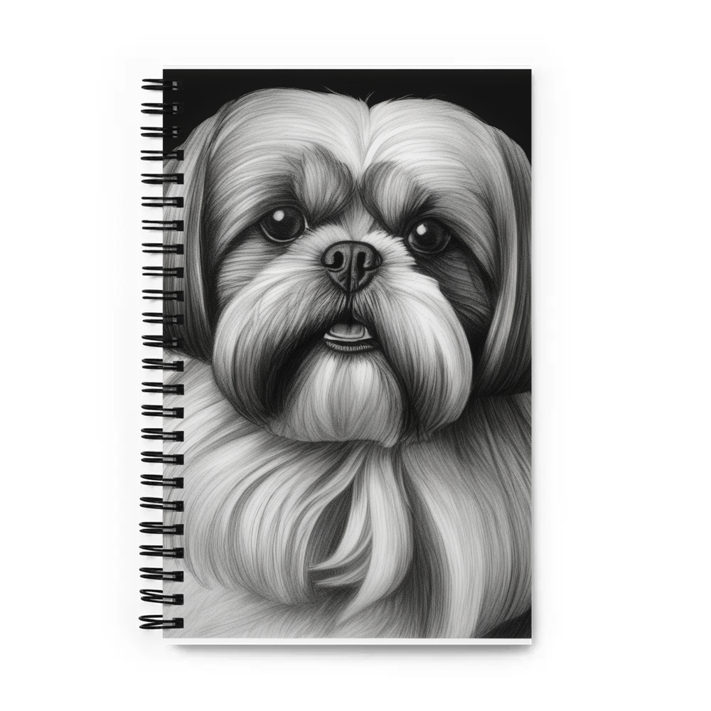PugMug Custom Shih Tzu Spiral Notebook