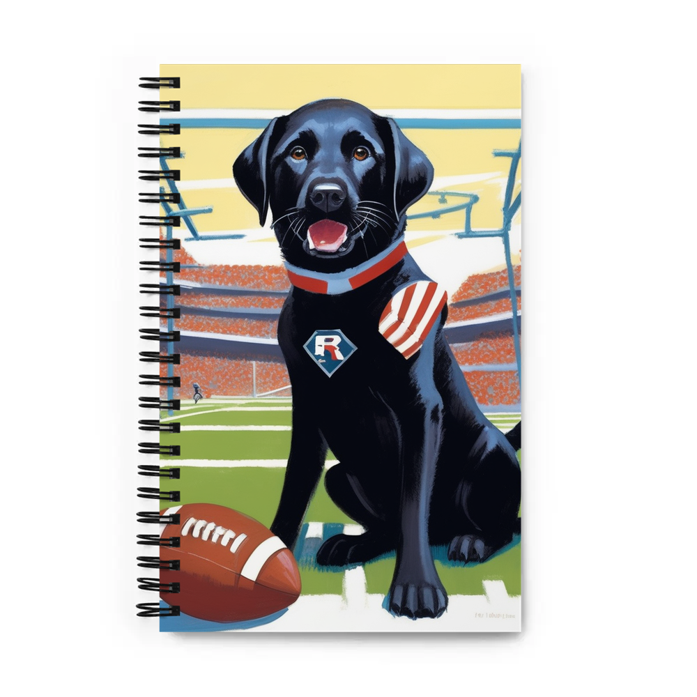 PugMug Custom Black Labrador Retriever Spiral Notebook