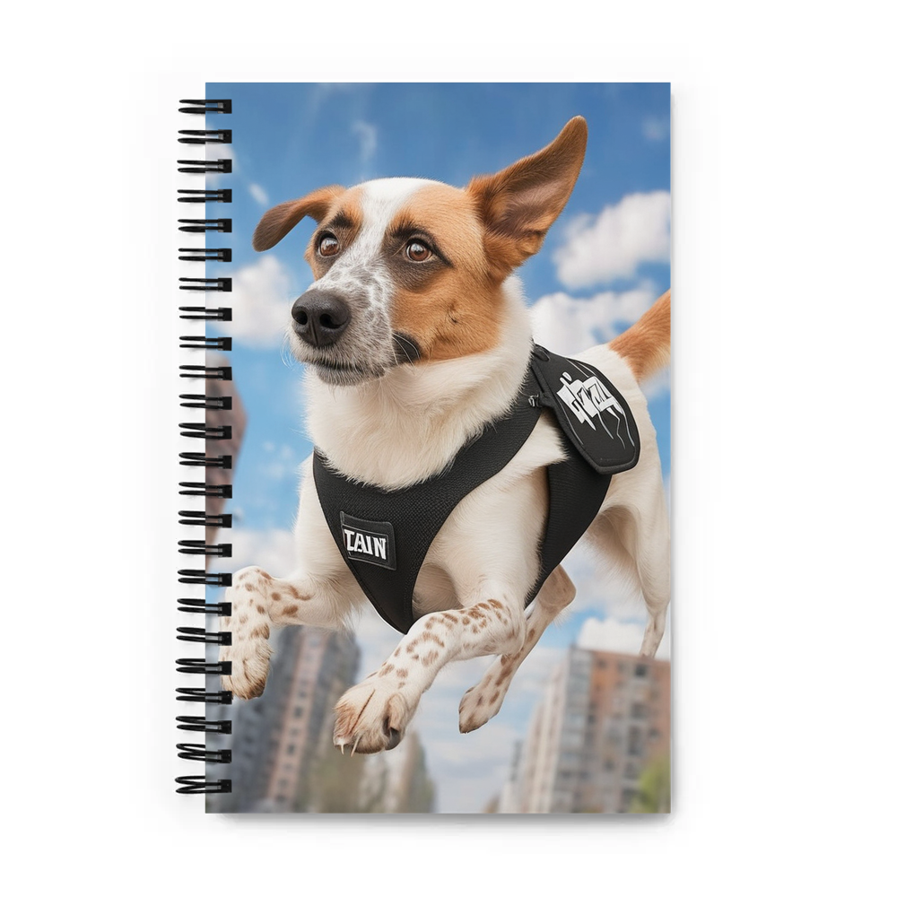 PugMug Custom Hazim Spiral Notebook