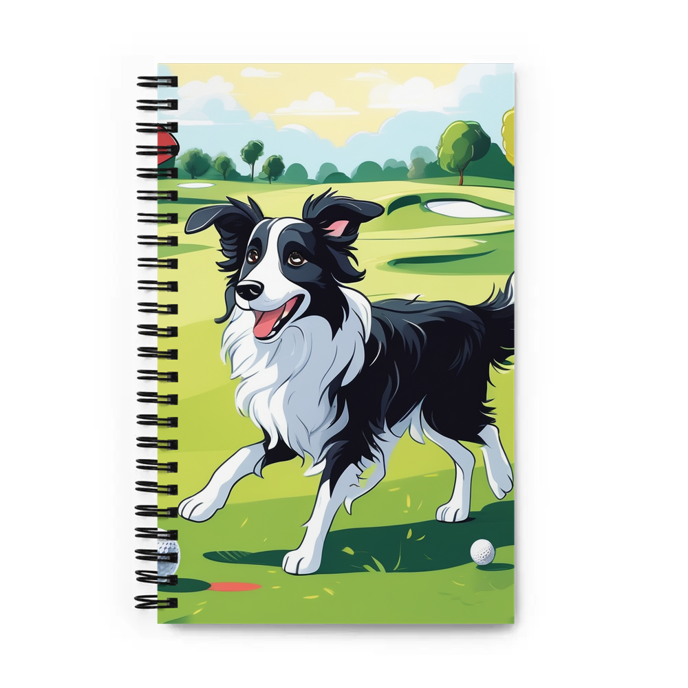 PugMug Custom Border Collie Spiral Notebook
