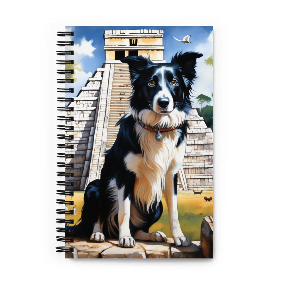 PugMug Custom Border Collie Spiral Notebook