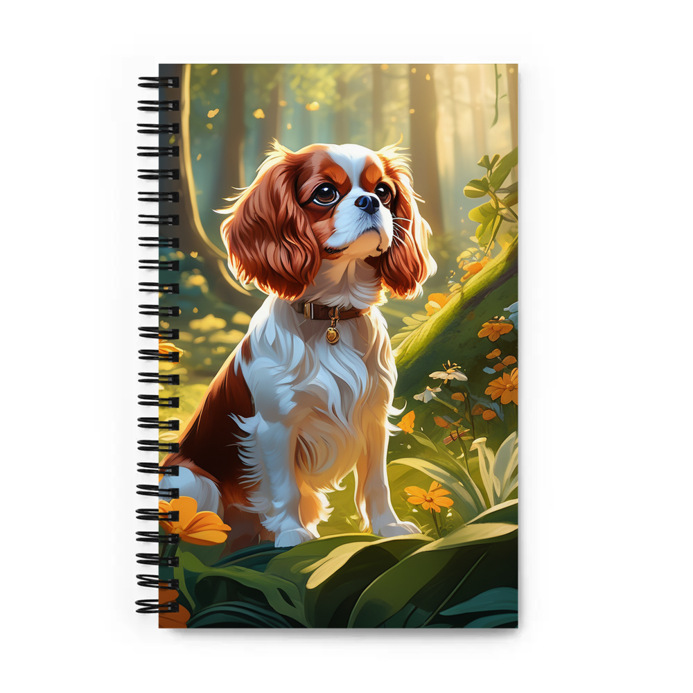 PugMug Custom Cavalier King Charles Spaniel Spiral Notebook