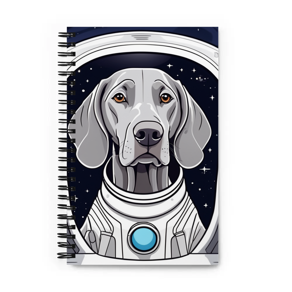 PugMug Custom Weimaraner Spiral Notebook