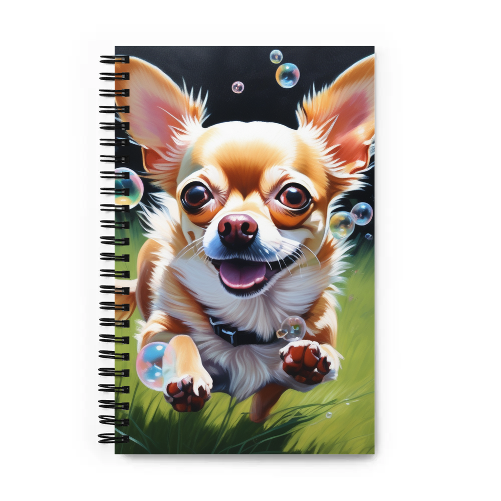 PugMug Custom Chihuahua Spiral Notebook