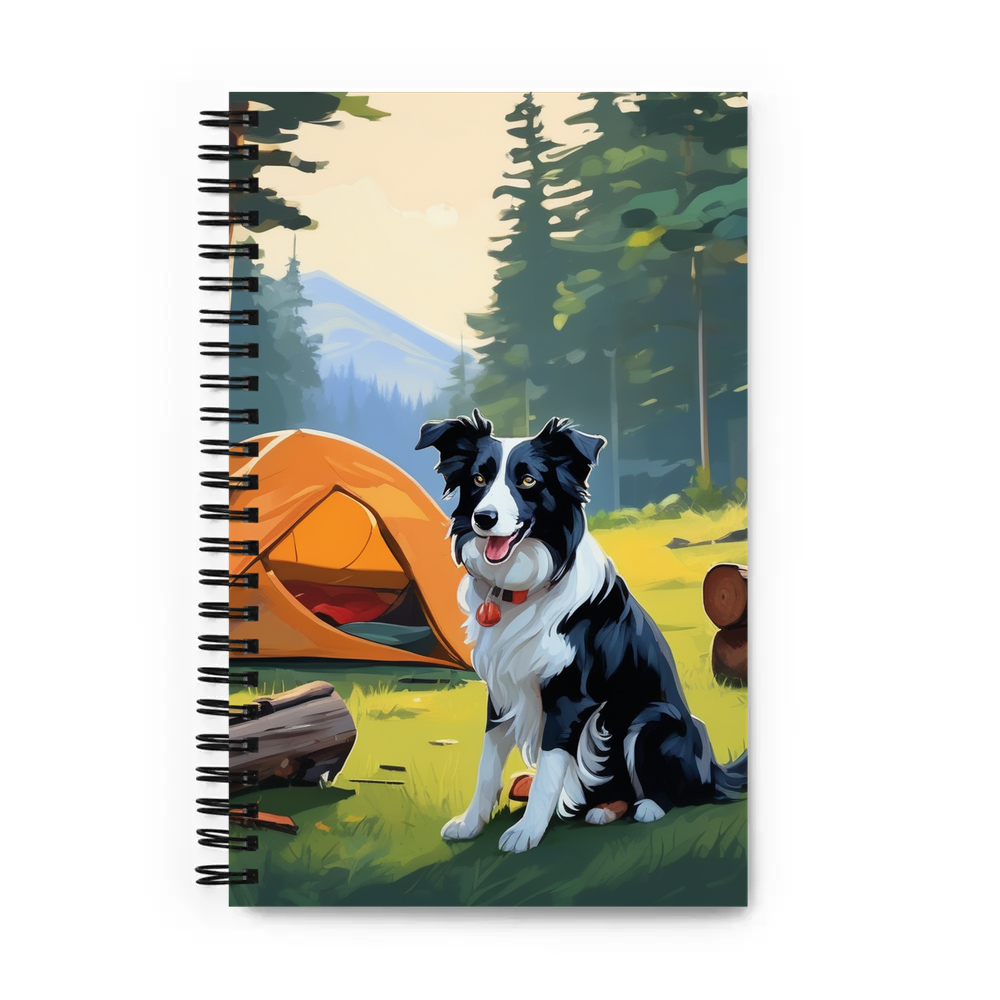 PugMug Custom Border Collie Spiral Notebook