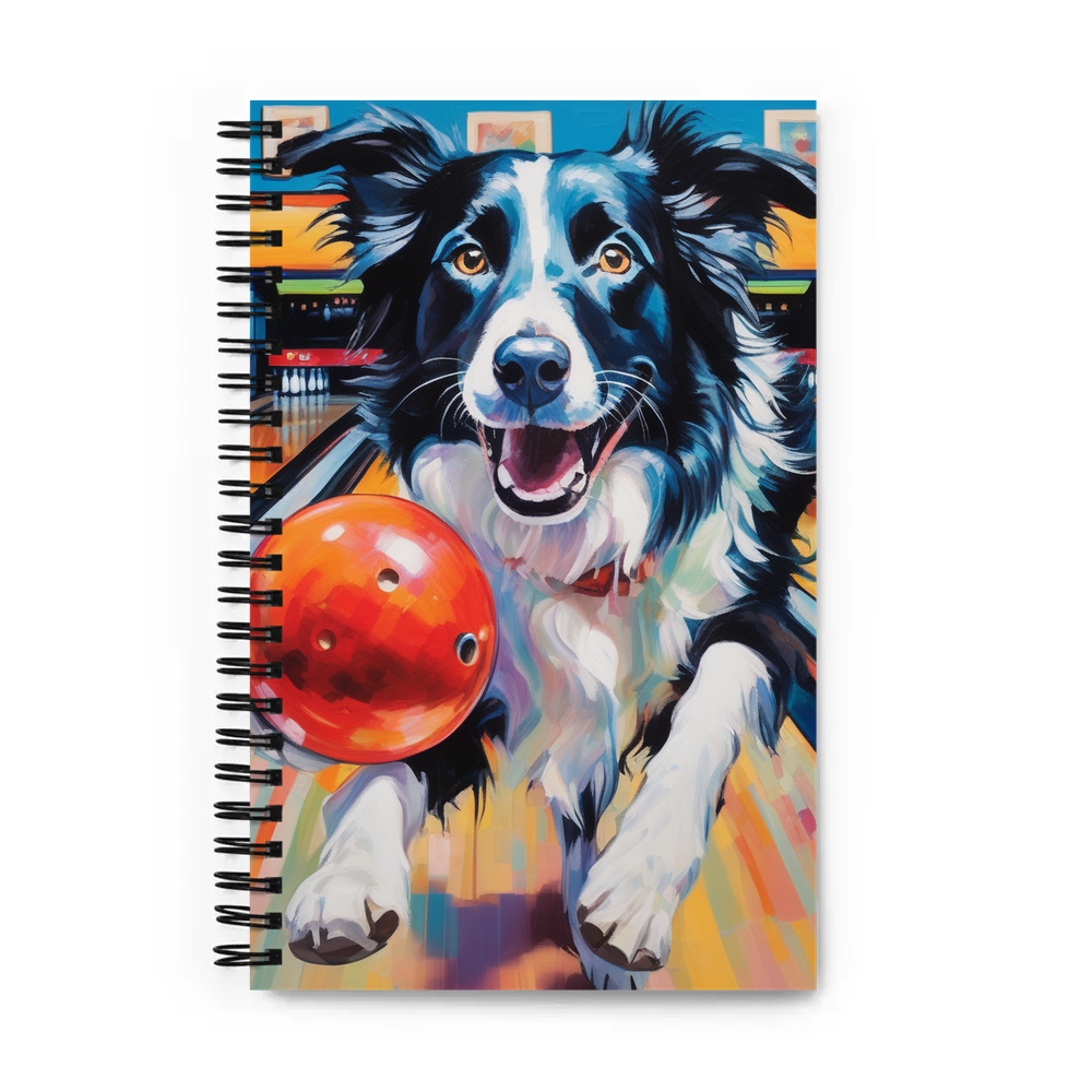 PugMug Custom Border Collie Spiral Notebook