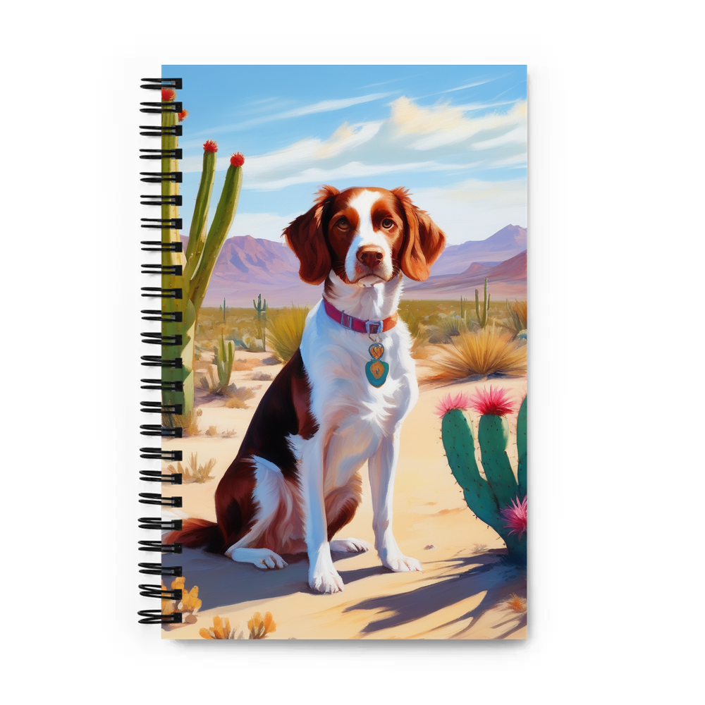 PugMug Custom Brittany Dog Spiral Notebook