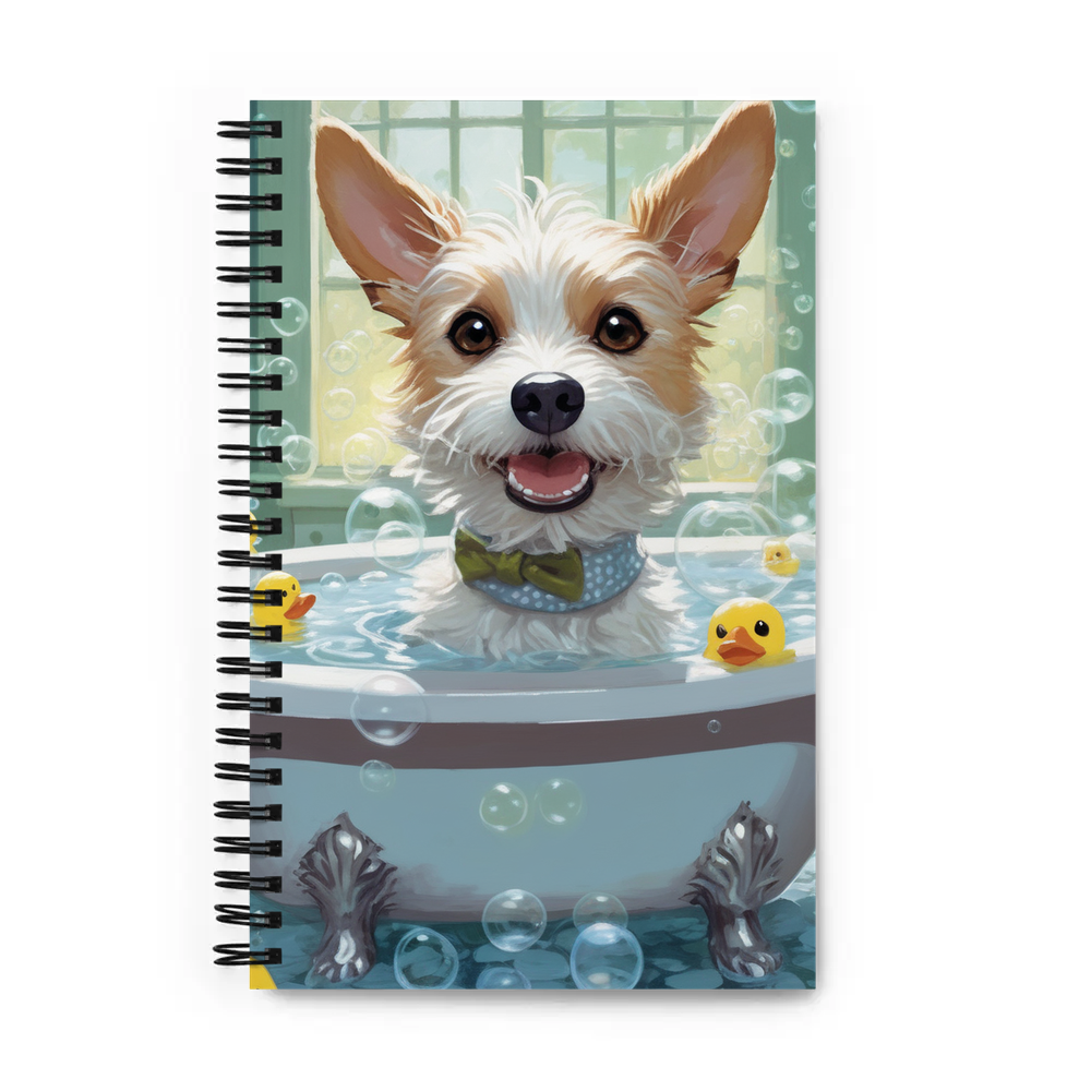 PugMug Custom Luna Spiral Notebook