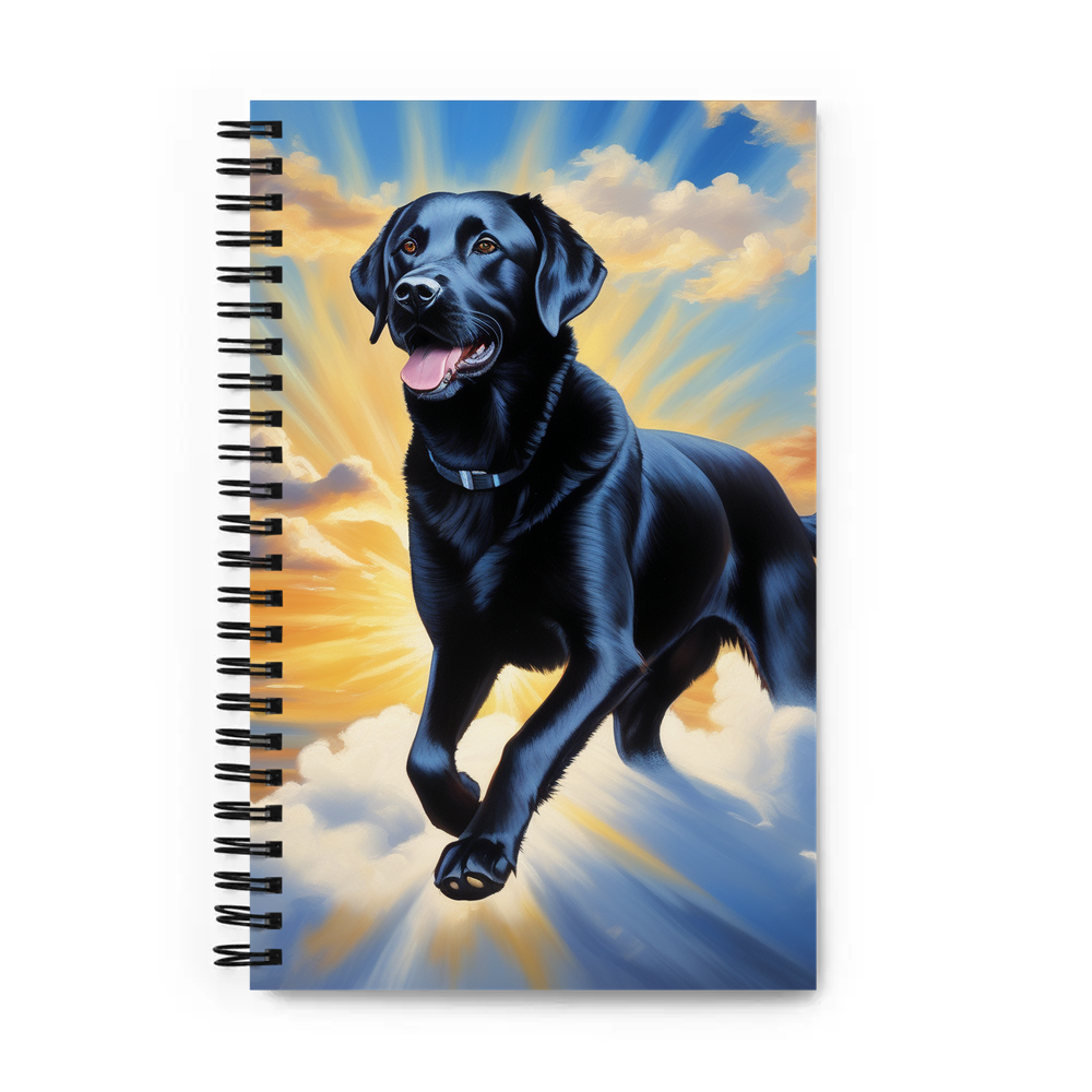 PugMug Custom Black Labrador Retriever Spiral Notebook