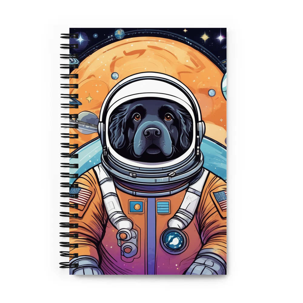 PugMug Custom Newfoundland Spiral Notebook