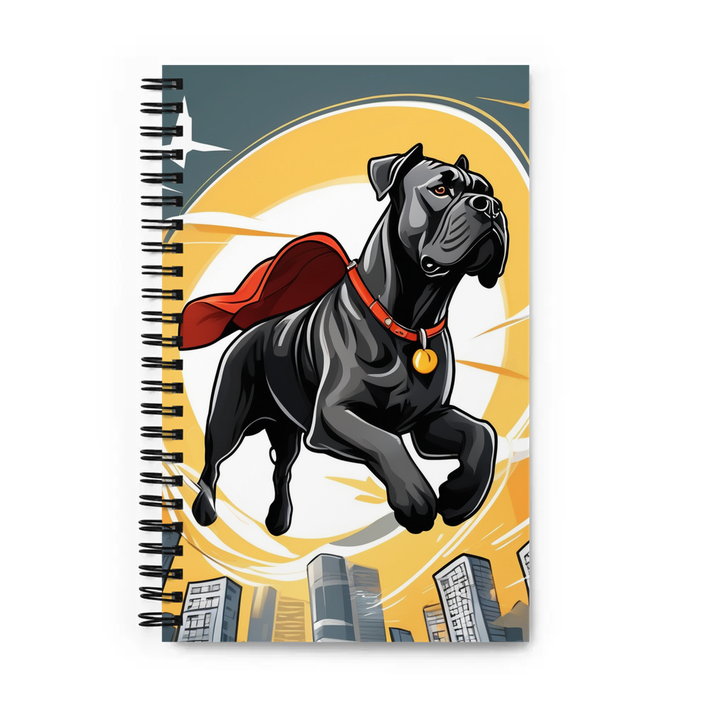 PugMug Custom Cane Corso Spiral Notebook