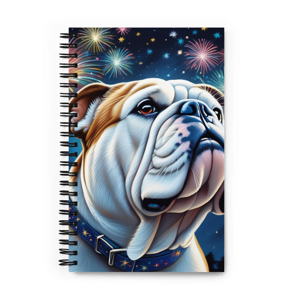 PugMug Custom Bulldog Spiral Notebook