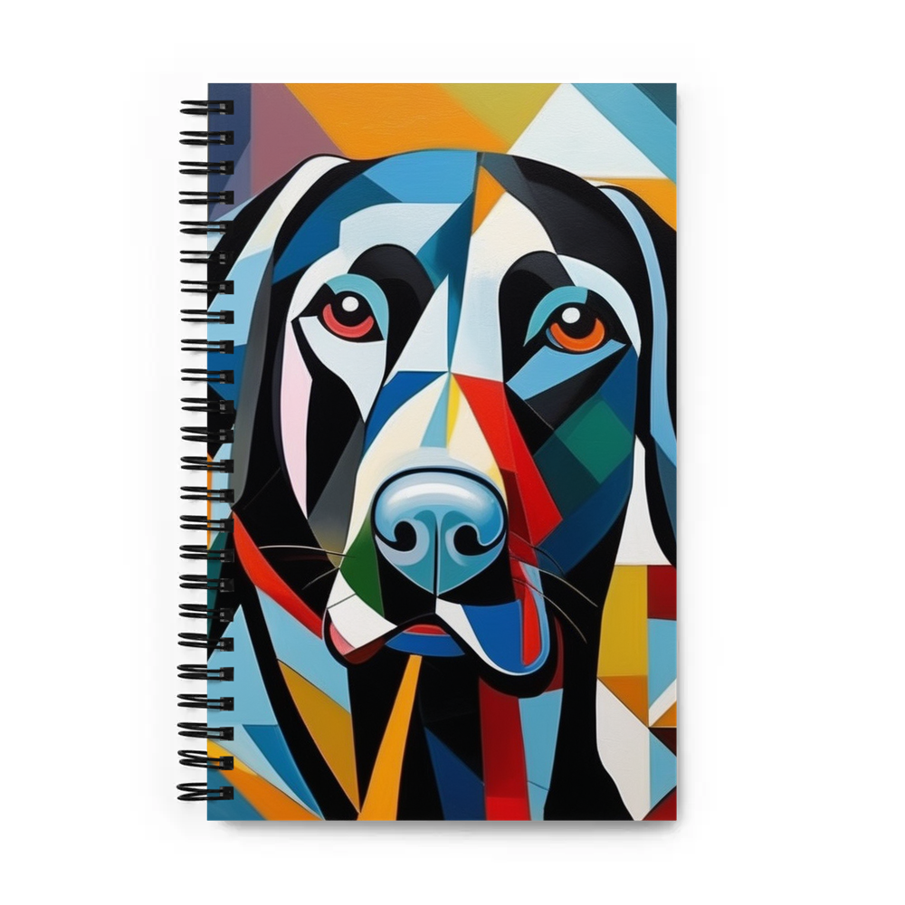 PugMug Custom Black Labrador Retriever Spiral Notebook