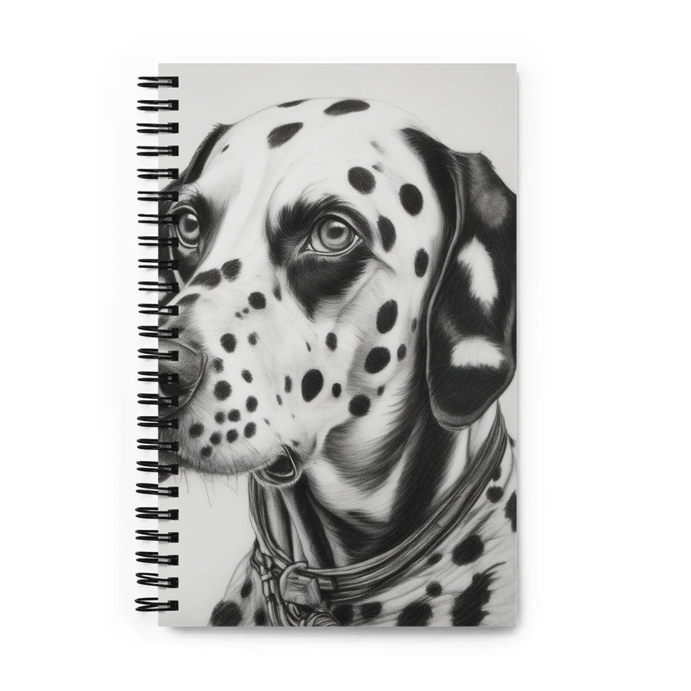 PugMug Custom Dalmatian Spiral Notebook