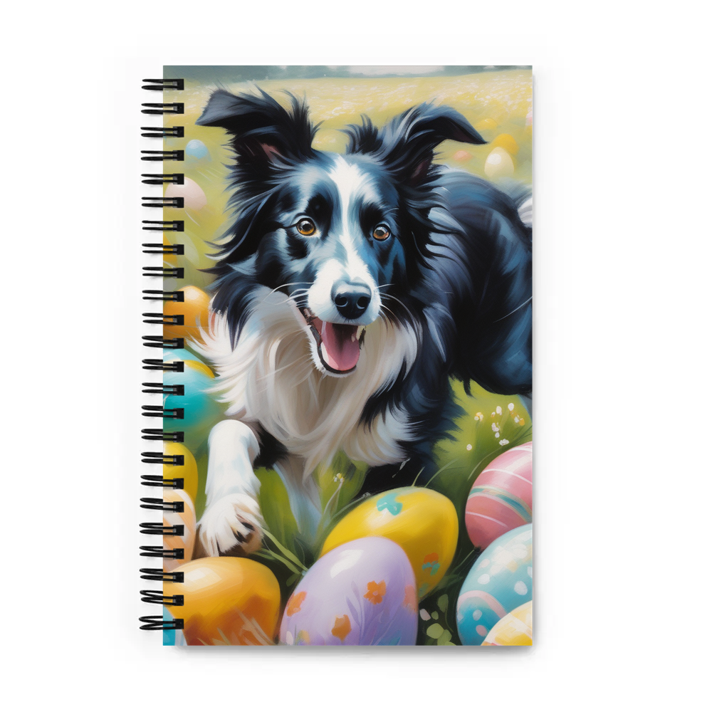 PugMug Custom Border Collie Spiral Notebook