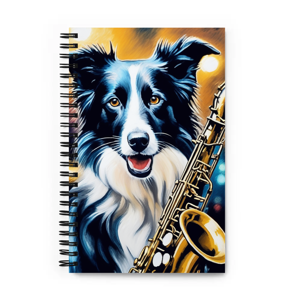 PugMug Custom Border Collie Spiral Notebook