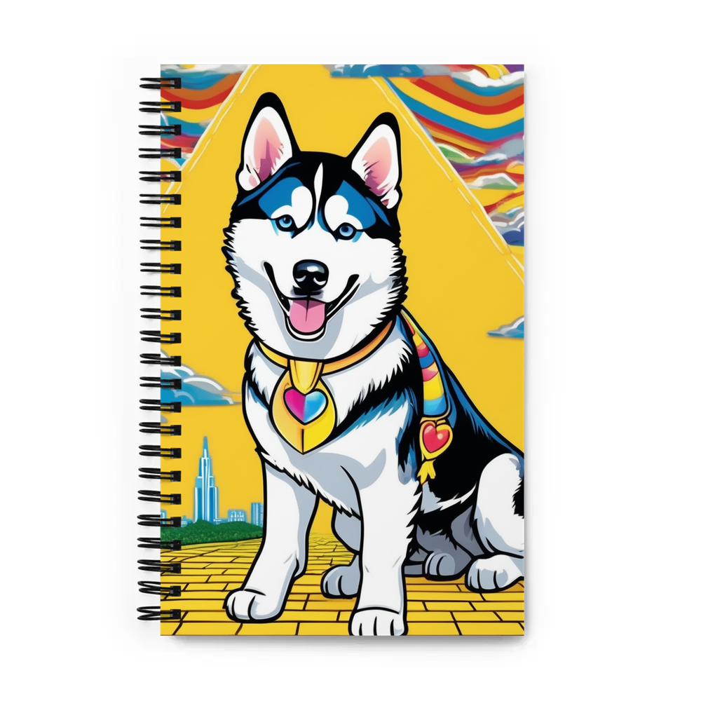 PugMug Custom Siberian Husky Spiral Notebook