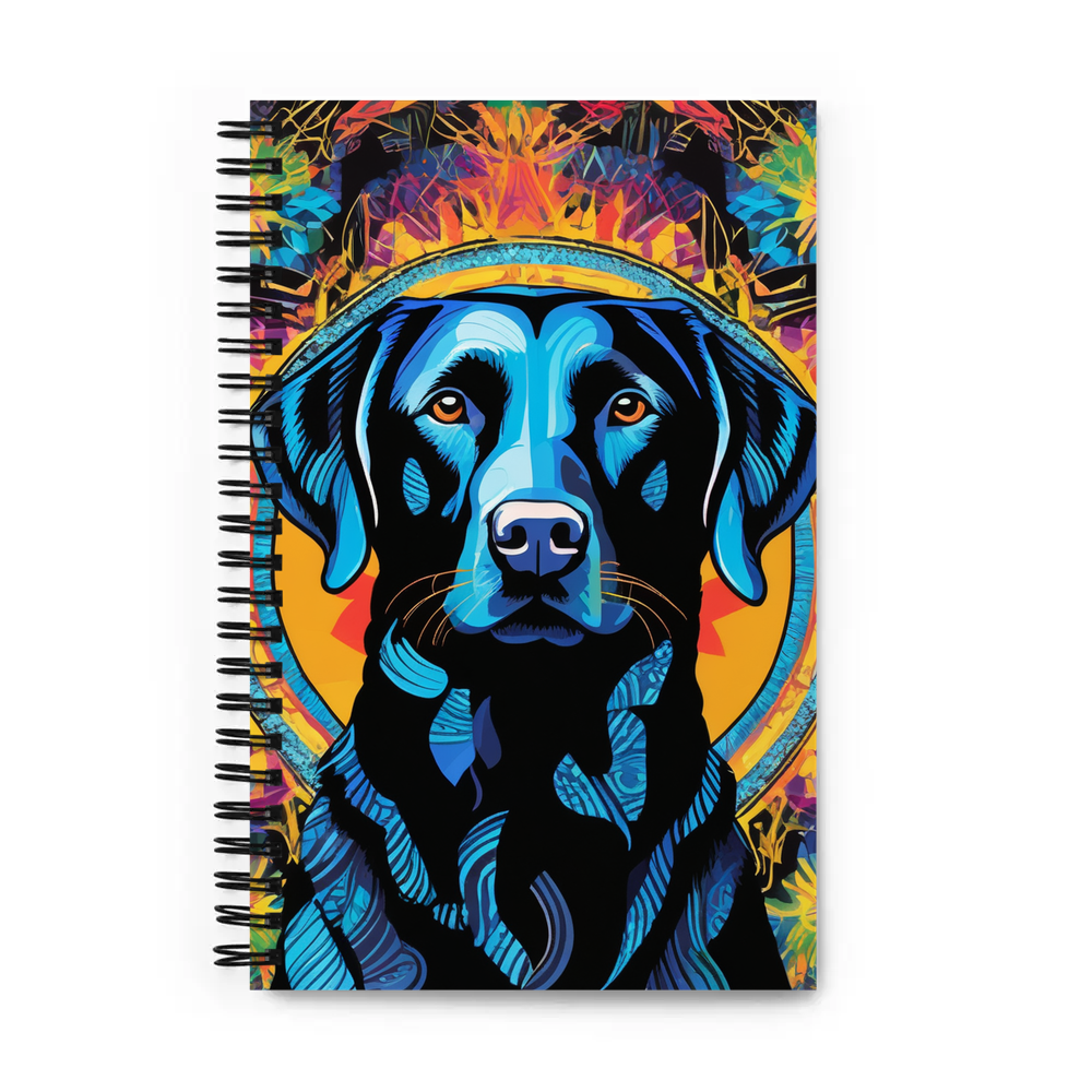 PugMug Custom Black Labrador Retriever Spiral Notebook
