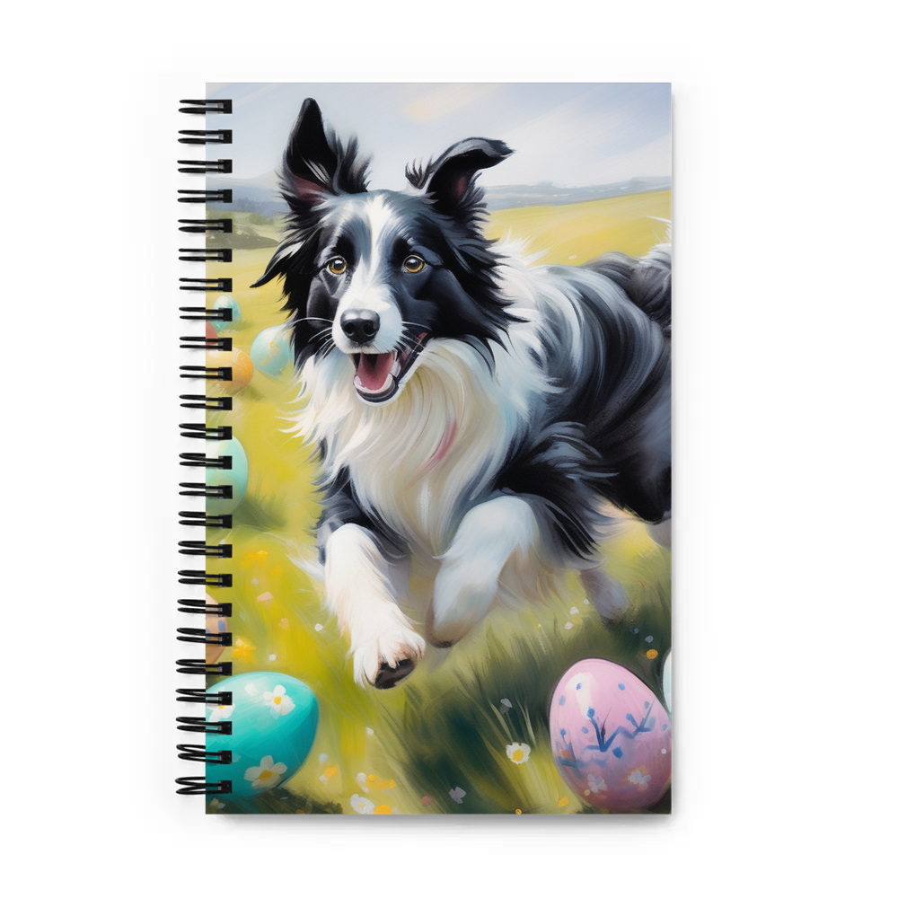 PugMug Custom Border Collie Spiral Notebook