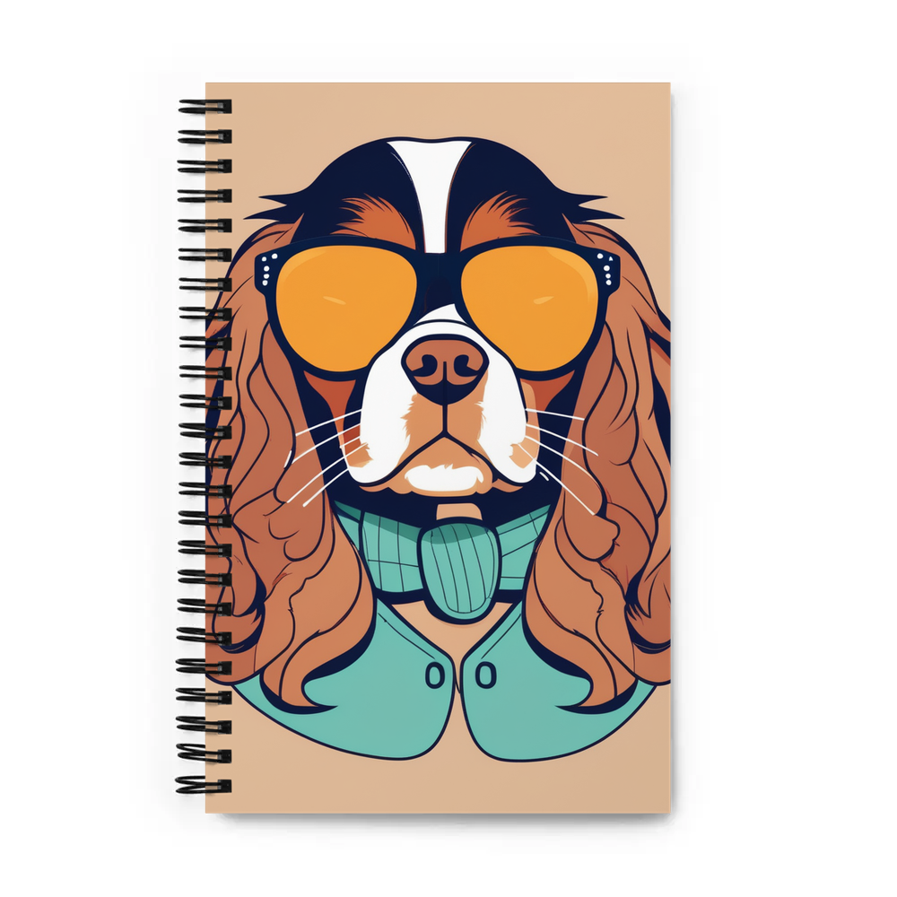 PugMug Custom Cavalier King Charles Spaniel Spiral Notebook
