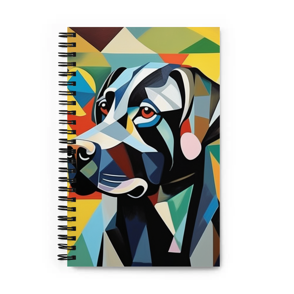 PugMug Custom Black Labrador Retriever Spiral Notebook