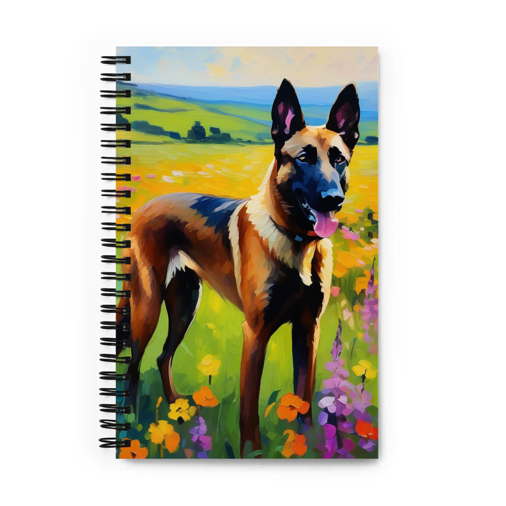 PugMug Custom Belgian Malinois Spiral Notebook
