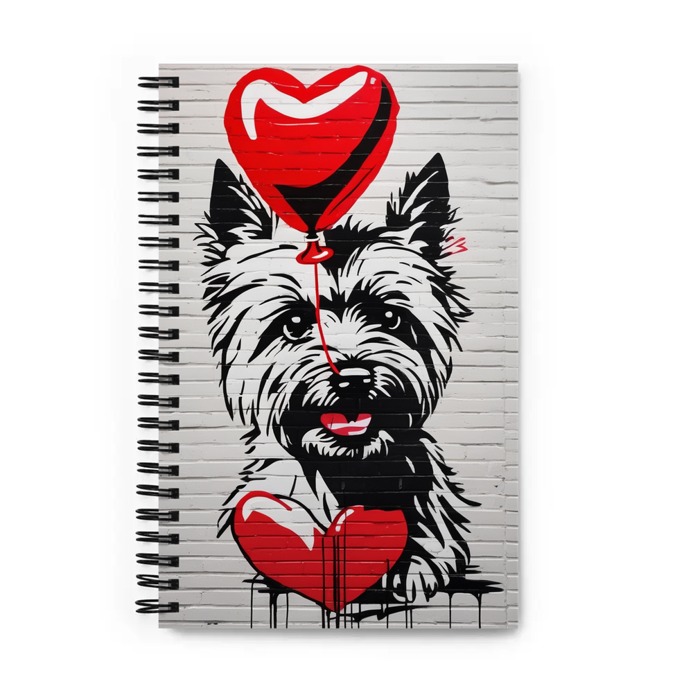 PugMug Custom Cairn Terrier Spiral Notebook